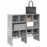 Vidaxx skostativer 2 stk stabelbare 89,5x30x40 cm betongrå