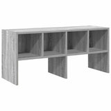 VidaXL skostativ stabelbar 89,5x30x40 cm grå sonoma eg