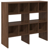 VidaXL skostativer 2 stk stabelbare 89,5x30x40 cm brun eg farve