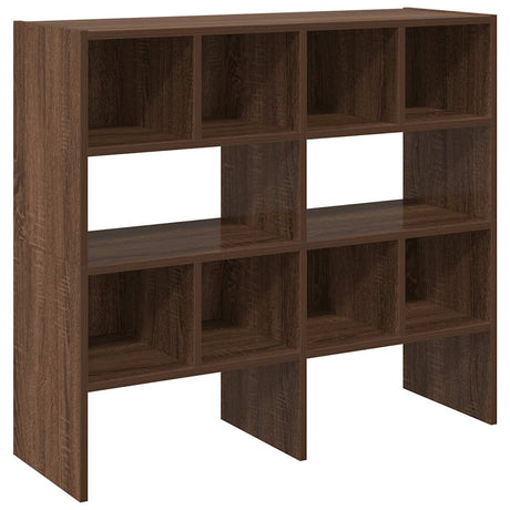 VidaXL skostativer 2 stk stabelbare 89,5x30x40 cm brun eg farve