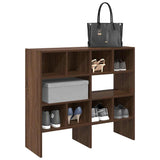 VidaXL skostativer 2 stk stabelbare 89,5x30x40 cm brun eg farve