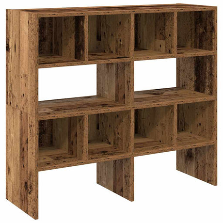 Vidaxx skostativer 2 stk stabelbare 89,5x30x40 cm gamle træfarvede