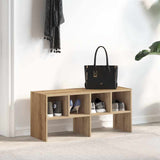 VidaXL skostativ stabelbar 89,5x30x40 cm håndværksfarvet eg