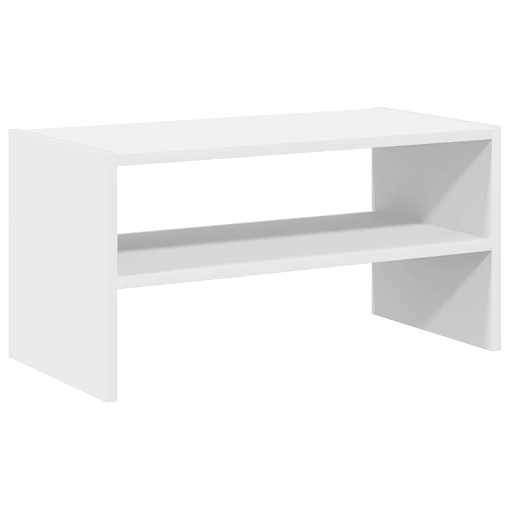 VidaXL skostativ stabelbar 60x30x30,5 cm hvid