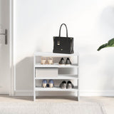VidaXL skostativer 2 stk stabelbare 60x30x30,5 cm hvid