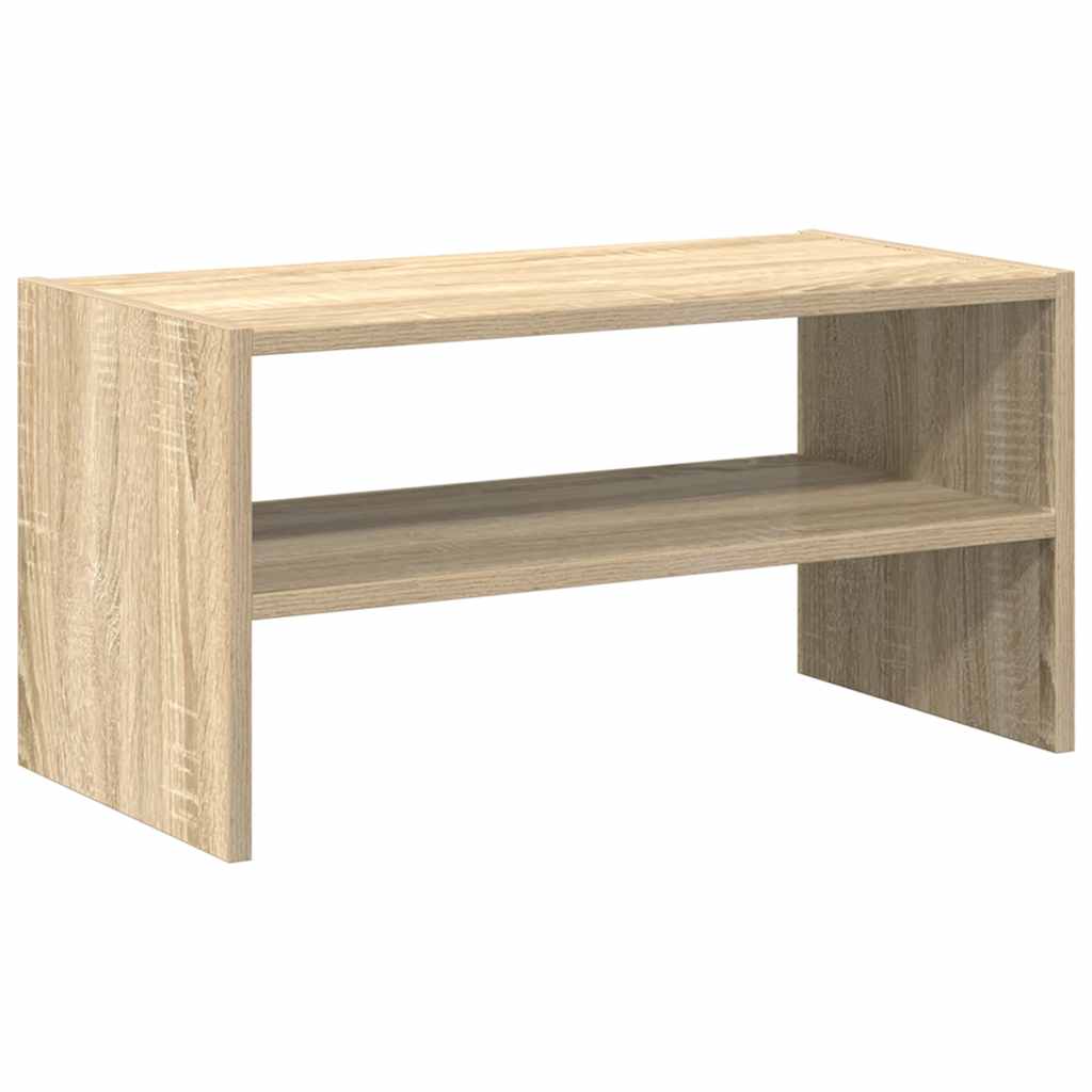 VidaXL skostativ stabelbar 60x30x30,5 cm sonoma eg-farvet