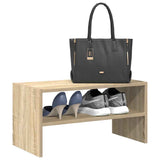VidaXL skostativ stabelbar 60x30x30,5 cm sonoma eg-farvet