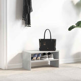 Vidaxx skostativ stabelbar 60x30x30,5 cm betongrå