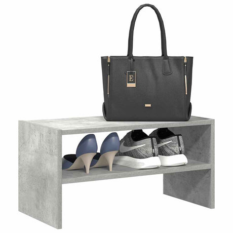 Vidaxx skostativ stabelbar 60x30x30,5 cm betongrå