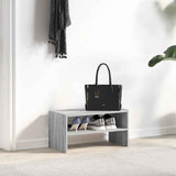 Vidaxx skostativ stabelbar 60x30x30,5 cm grå sonoma eg