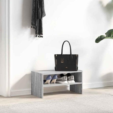 Vidaxx skostativ stabelbar 60x30x30,5 cm grå sonoma eg