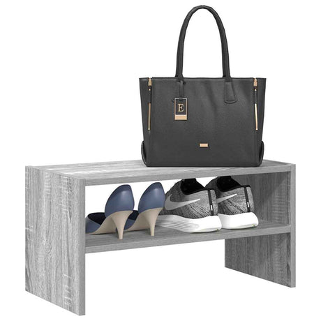 Vidaxx skostativ stabelbar 60x30x30,5 cm grå sonoma eg