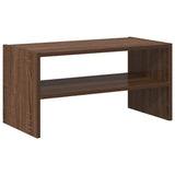 VidaXL skostativ stabelbar 60x30x30,5 cm brun eg farve