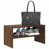 VidaXL skostativ stabelbar 60x30x30,5 cm brun eg farve