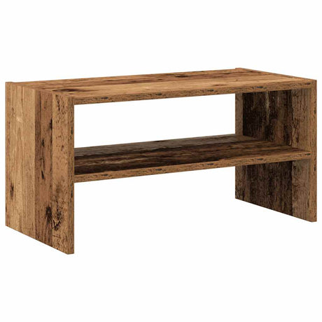 VidaXL skostativ stabelbar 60x30x30,5 cm gammel træfarvet