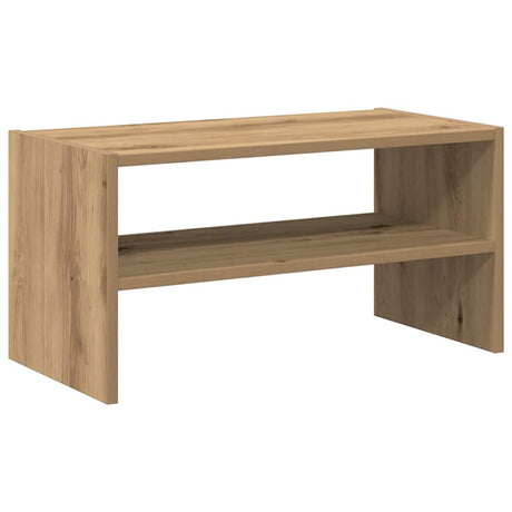 VidaXL skostativ stabelbar 60x30x30,5 cm håndværksfarvet eg