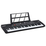 Vidaxxl 61 tangenter klaver elektrisk keyboard med nodestativ