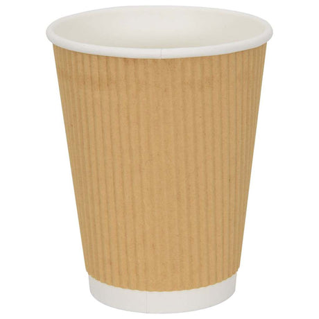 VidaXL papir kaffekopper 500 stk 12oz 300 ml brun