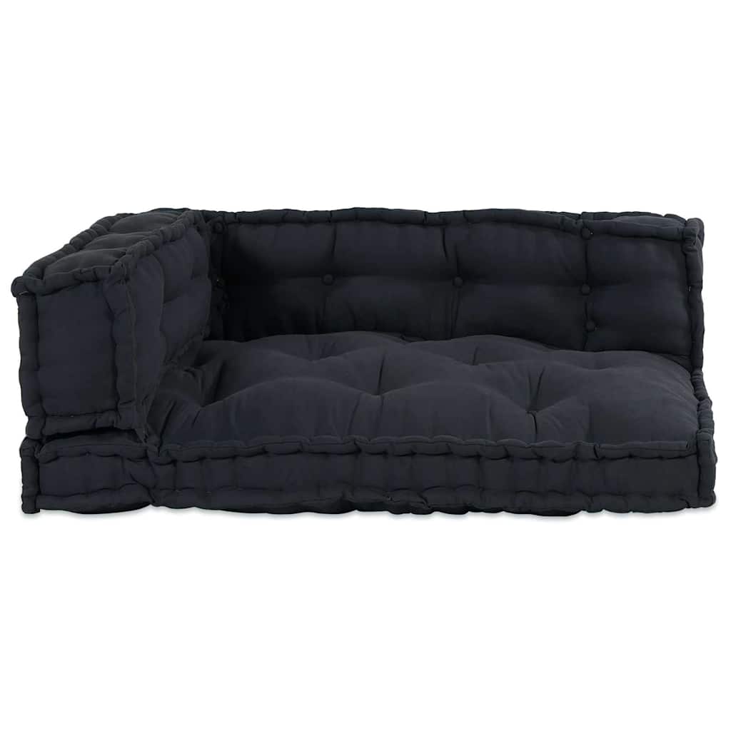 Vidaxl modulair bank 3 pcs antraciet 120 x 80 x 38 cm stof