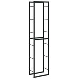 Vidaxx brændestativ 50x30x209 cm stål sort