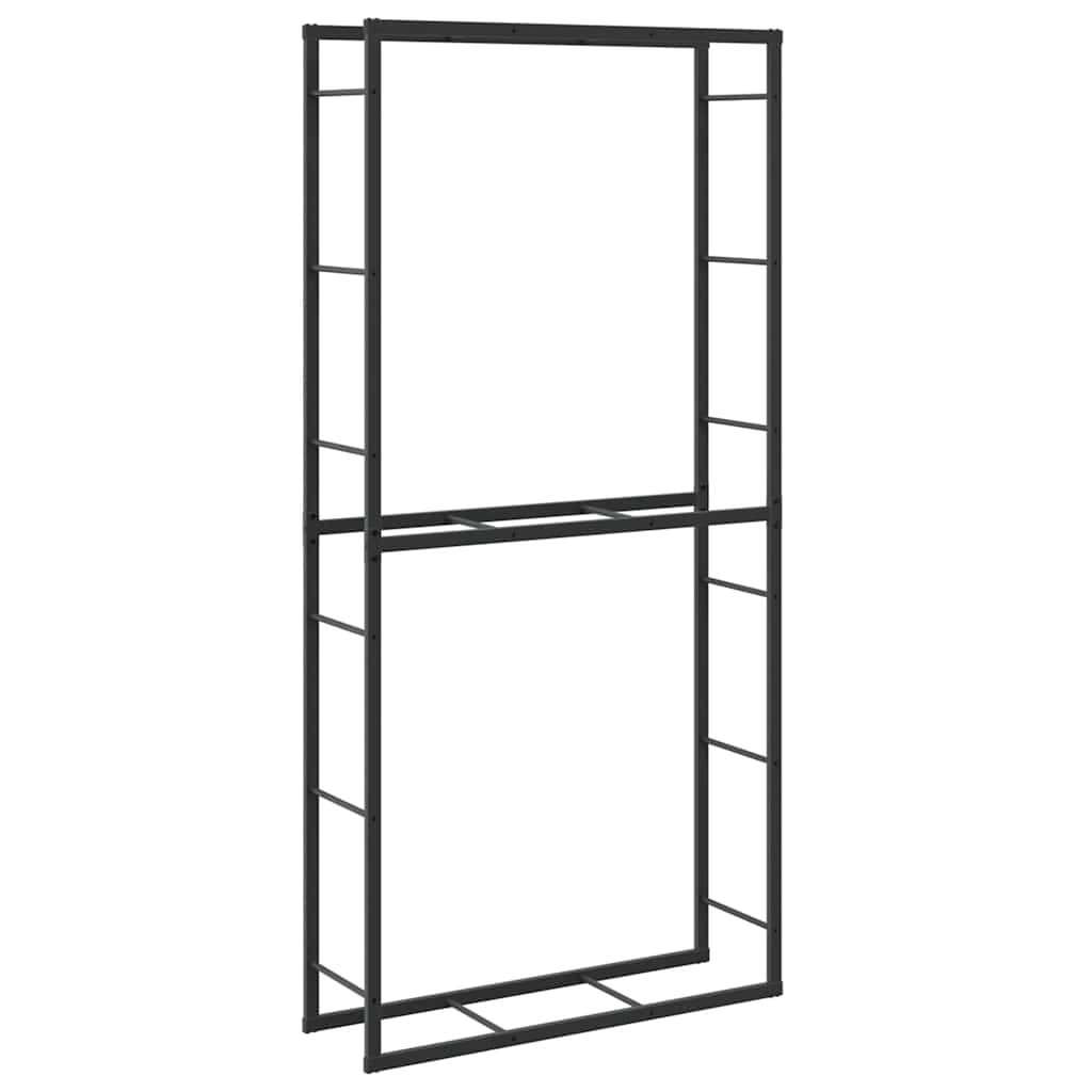 Vidaxx brændestativ 100x30x209 cm stål sort