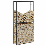 Vidaxx brændestativ 100x30x209 cm stål sort