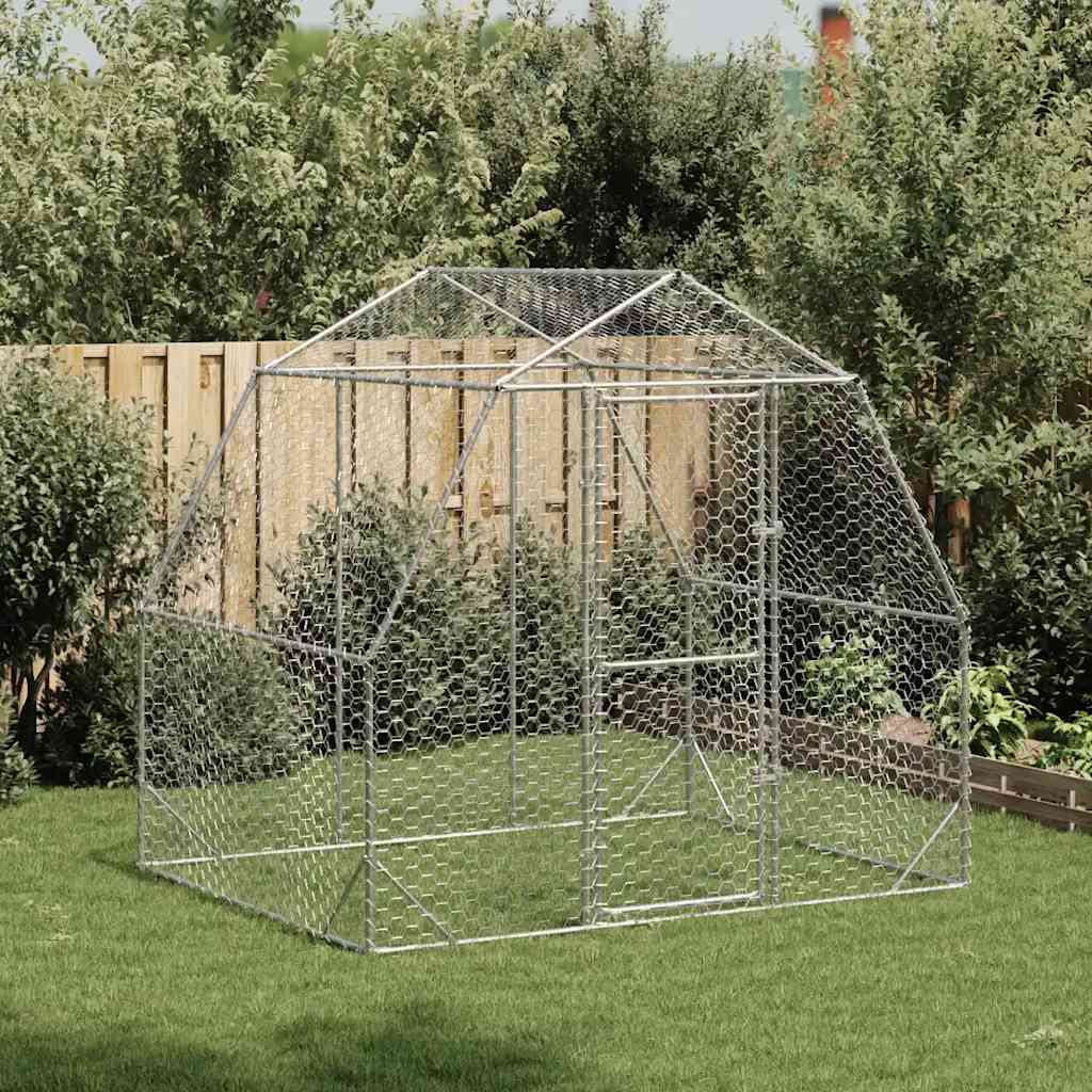 Vidaxx hønsegård 2,5x2x2,25 m galvaniseret stål