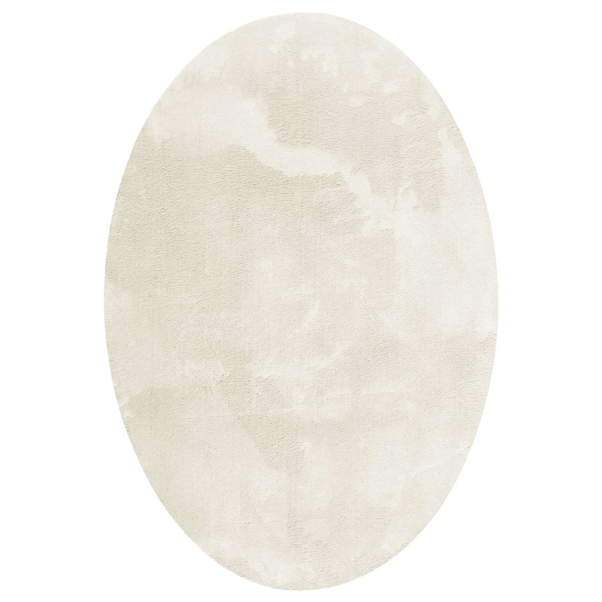 Vidaxl vloerkleden ovaal huarte crème 160 x 230 cm 100% polyester