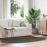Vidaxl vloerkleden ovaal huarte bosgroen 100 x 200 cm 100% polyester