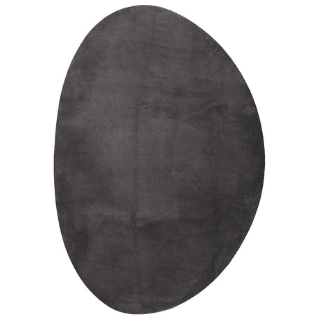 Vidaxl vloerkleden huarte antraciet 140 x 200 cm polyester