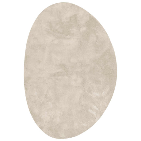 Vidaxl vloerkleden huarte beige 140 x 200 cm polyester