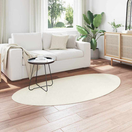Vidaxl vloerkleden huarte crème 80 x 150 cm polyester