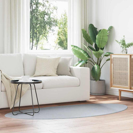 Vidaxl vloerkleden huarte grijs 100 x 200 cm polyester