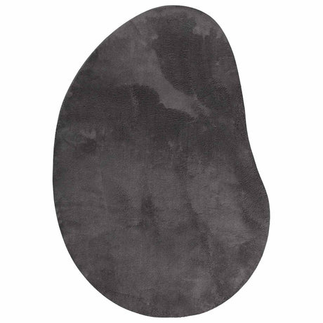 Vidaxl vloerkleden huarte antraciet 140 x 200 cm polyester