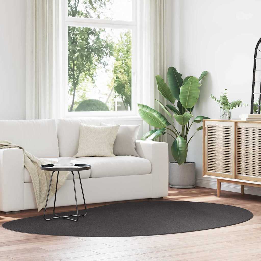 Vidaxl vloerkleden huarte antraciet 160 x 230 cm polyester