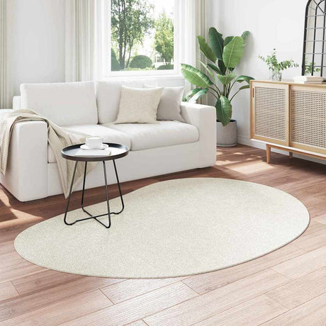 Vidaxl vloerkleden huarte crème 140 x 200 cm polyester