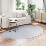 Vidaxl vloerkleden huarte grijs 140 x 200 cm polyester