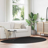 Vidaxl vloerkleden huarte zwart 160 x 230 cm polyester