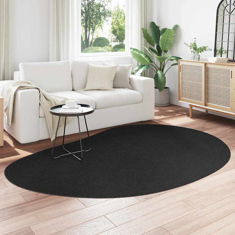 Vidaxl vloerkleden huarte zwart 160 x 230 cm polyester