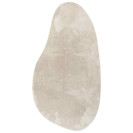 Vidaxl vloerkleden huarte beige 80 x 150 cm polyester