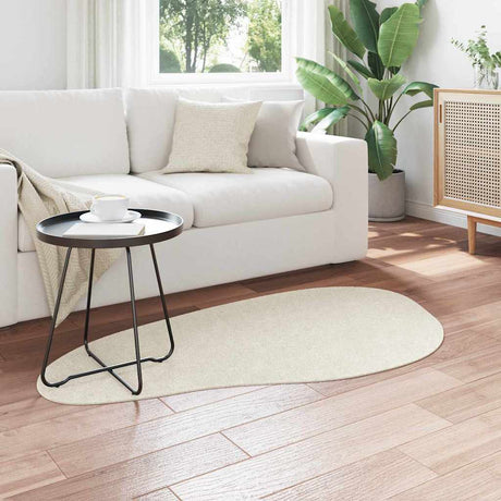Vidaxl vloerkleden huarte crème 80 x 150 cm polyester