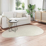Vidaxl vloerkleden huarte crème 140 x 200 cm polyester