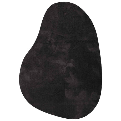 Vidaxl vloerkleden huarte zwart 140 x 200 cm polyester
