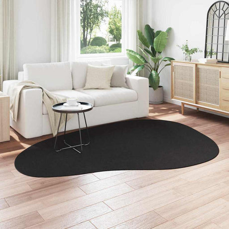 Vidaxl vloerkleden huarte zwart 160 x 230 cm polyester