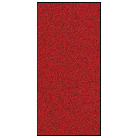 Vidaxl deurmat rood en zwart 120 x 250 cm 100% polyamide