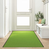 Vidaxl deurmat anders groen en zwart 120 x 400 cm polyamide en pvc