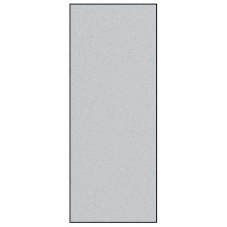 Vidaxl deurmat grijs en zwart 120 x 300 cm polypropyleen en vinyl