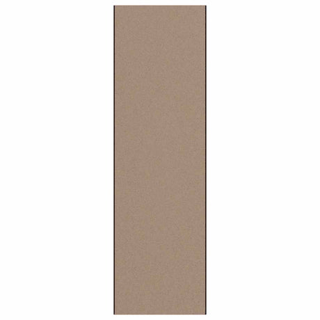 Vidaxl deurmat beige en zwart 120 x 400 cm polypropyleen en vinyl