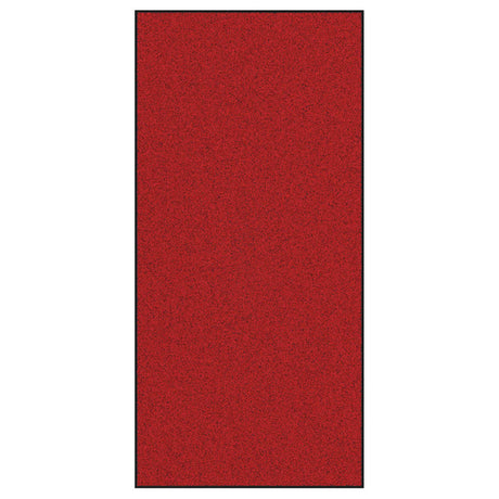 Vidaxl deurmat rood en zwart 120 x 250 cm polypropyleen en vinyl