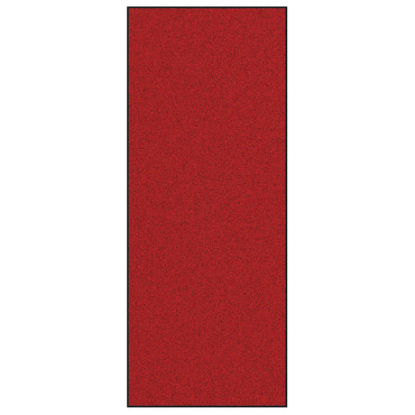Vidaxl deurmat rood en zwart 120 x 300 cm polypropyleen en vinyl